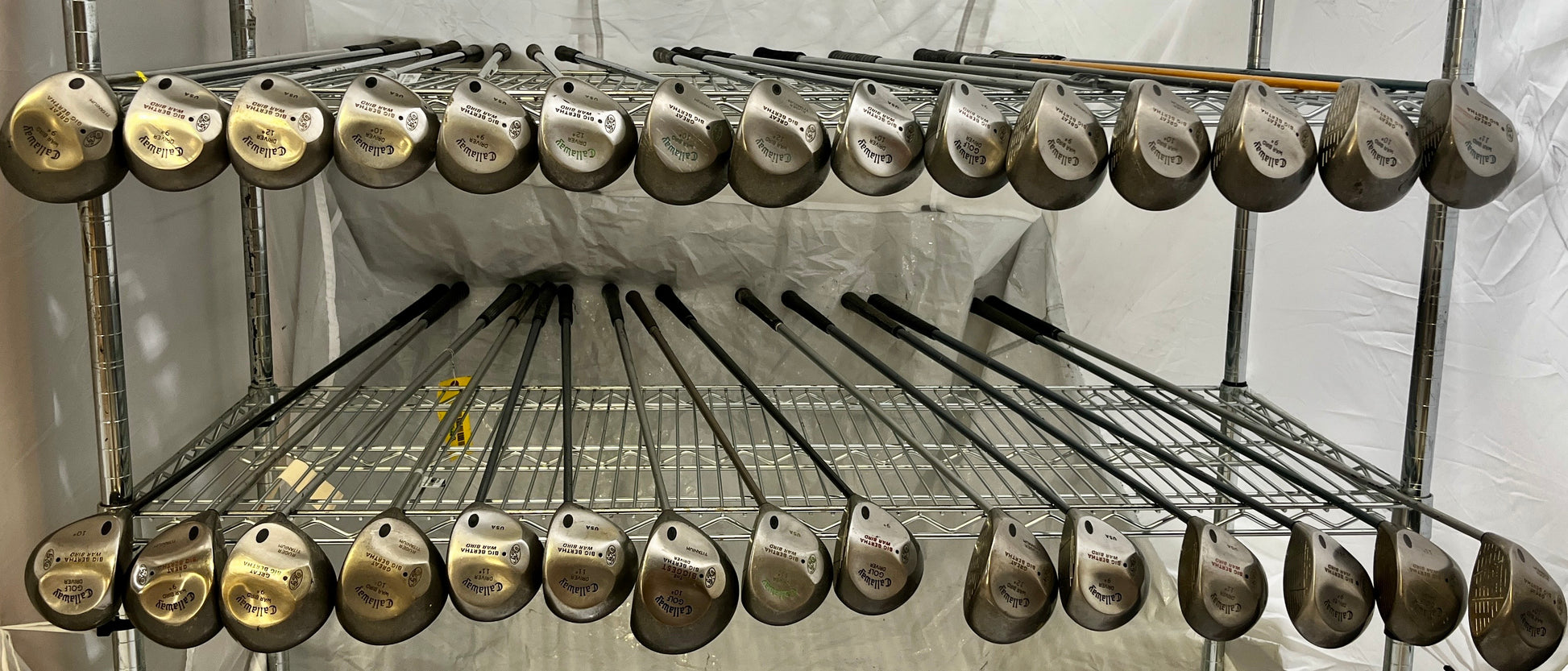 Wholesale Lot of 30 Golf Clubs - Callaway War Bird Drivers-Next Round