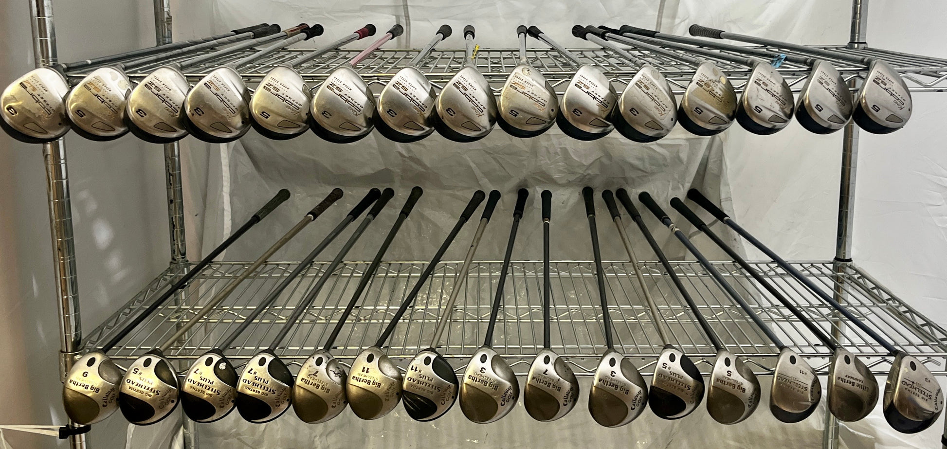 Wholesale Lot of 30 Golf Clubs - Callaway & Cobra Fairway Woods-Next Round