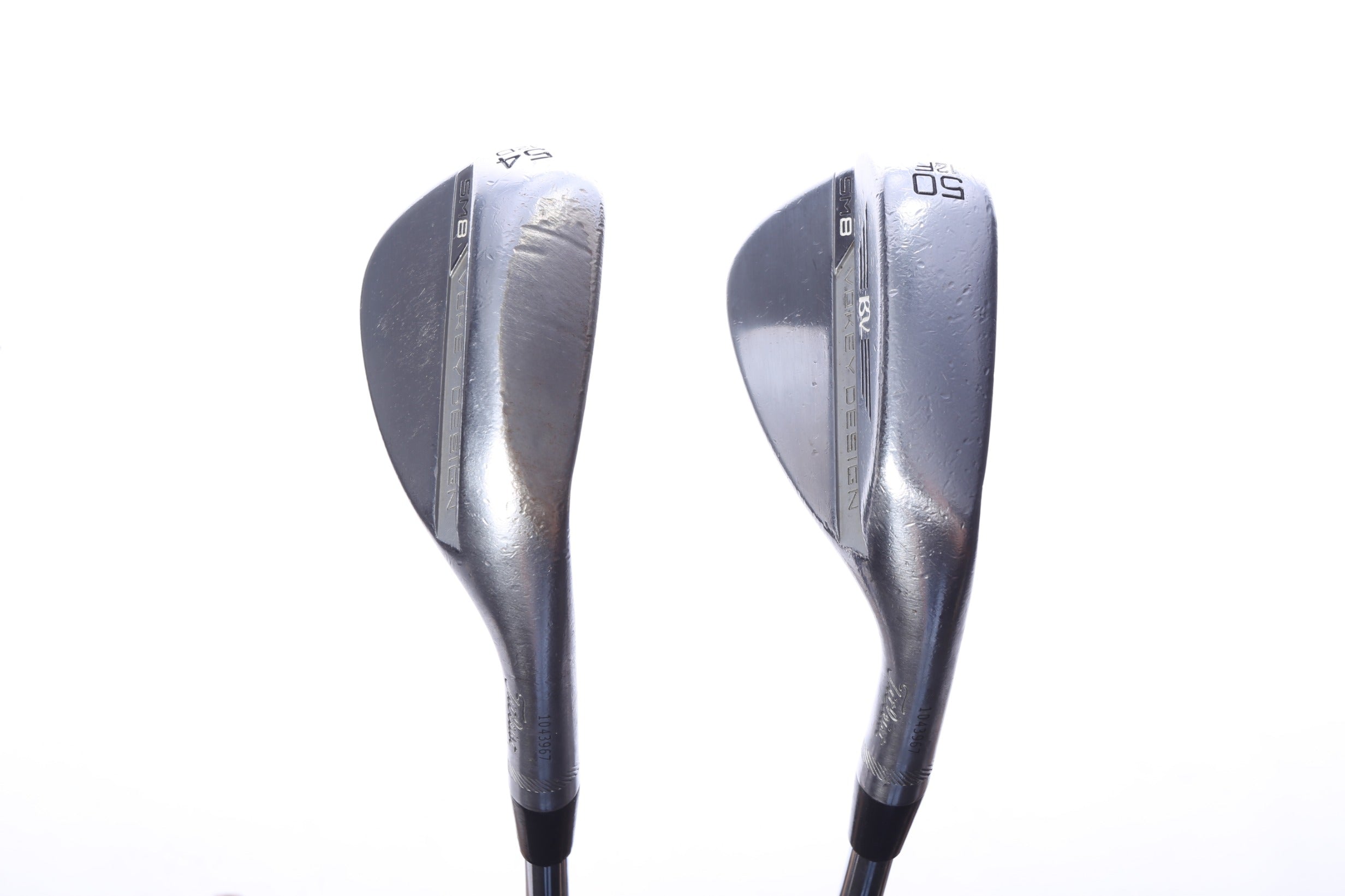 Used Titleist Vokey SM8 Tour Chrome Wedge Set - Right-Handed - 50*, 54* - Wedge Flex