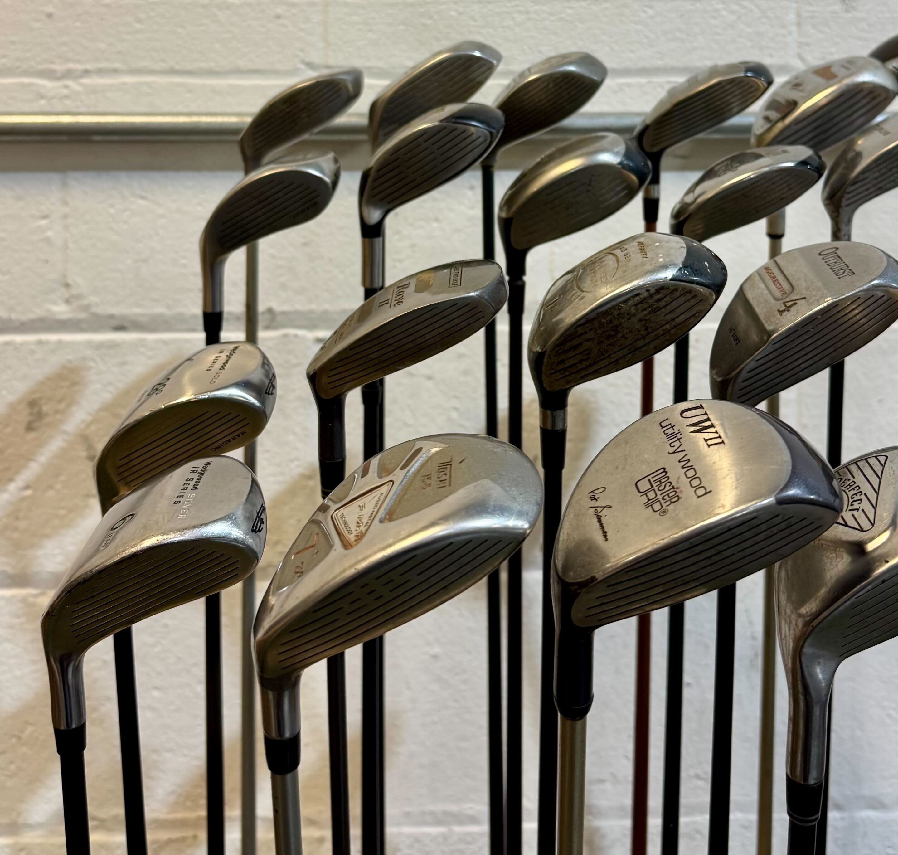 Wholesale Lot of 40 Golf Clubs - Assorted Fairway Woods-Next Round