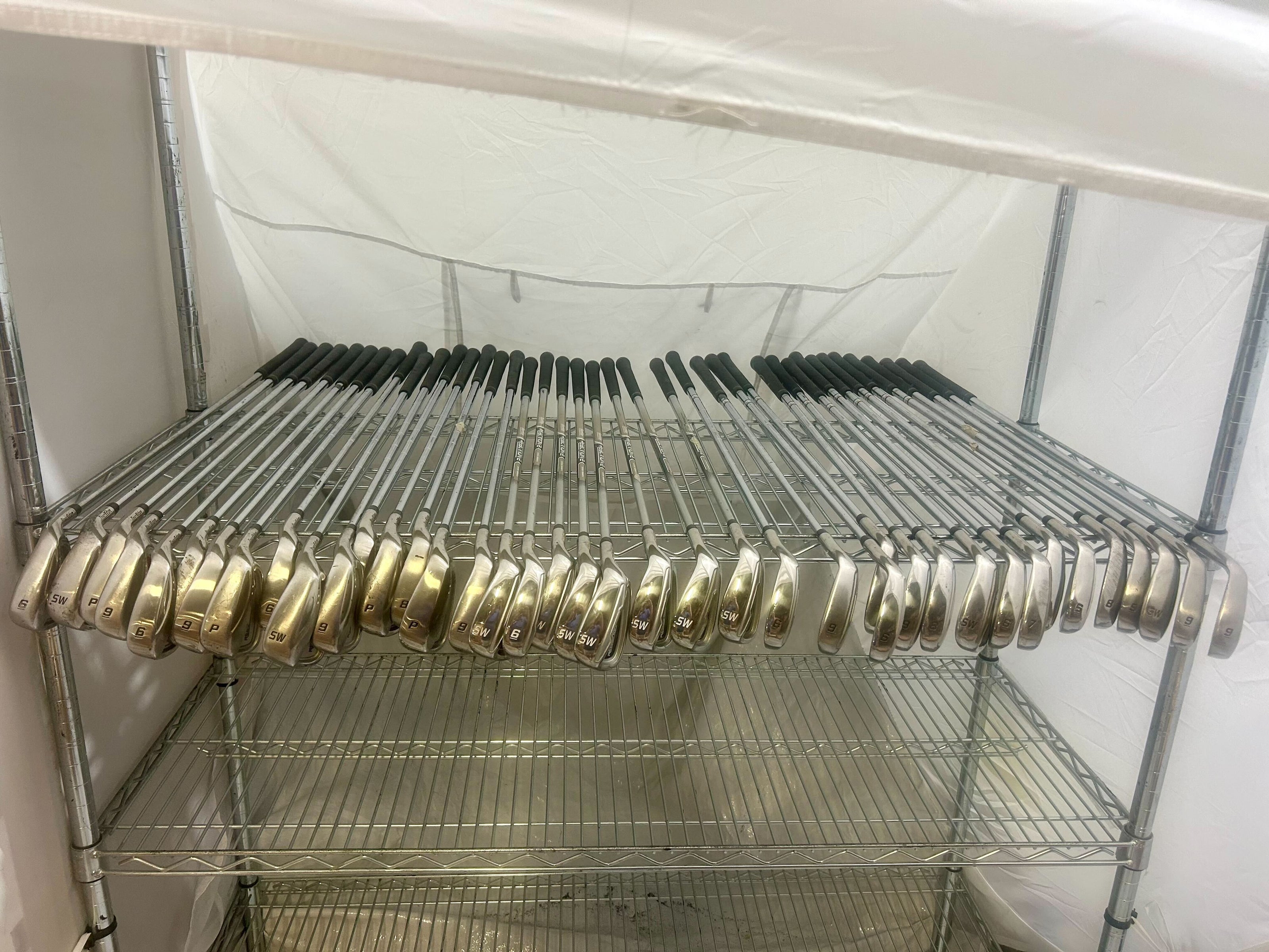 Wholesale Lot of 40 Golf Clubs - ALL Right-handed - Tour Edge Irons and Wedges-Next Round