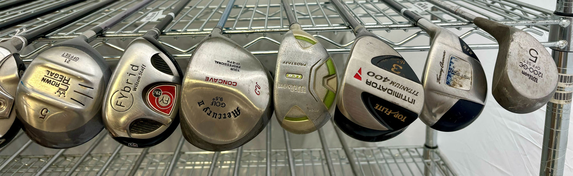 Wholesale Lot of 30 Golf Clubs - Left and Right-Handed - Assorted Fairway Woods-Next Round