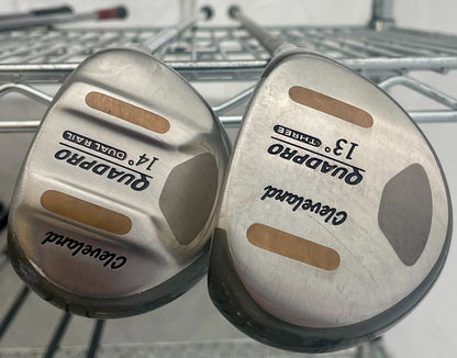 Wholesale Lot of 25 Golf Clubs - Cleveland Quadpro Fairway Woods-Next Round