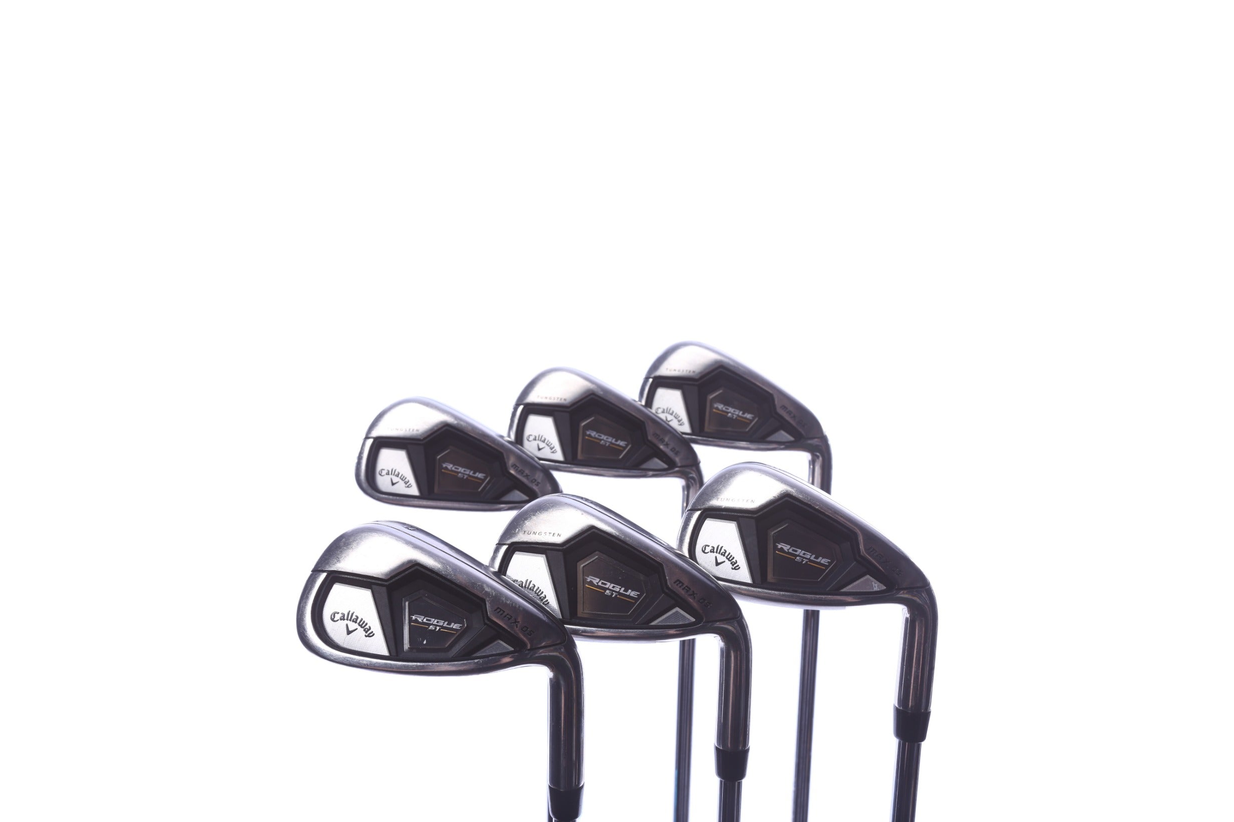 Used Callaway Rogue ST MAX OS Iron Set - Right-Handed - 5-PW - Stiff Flex-Next Round
