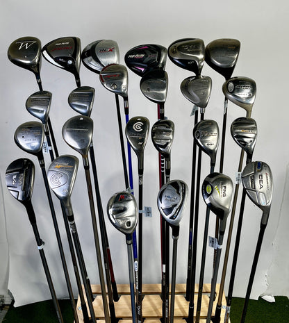 Wholesale Lot of 24 Drivers, Fairway Woods, and Hybrids. Assorted Brands.-Next Round