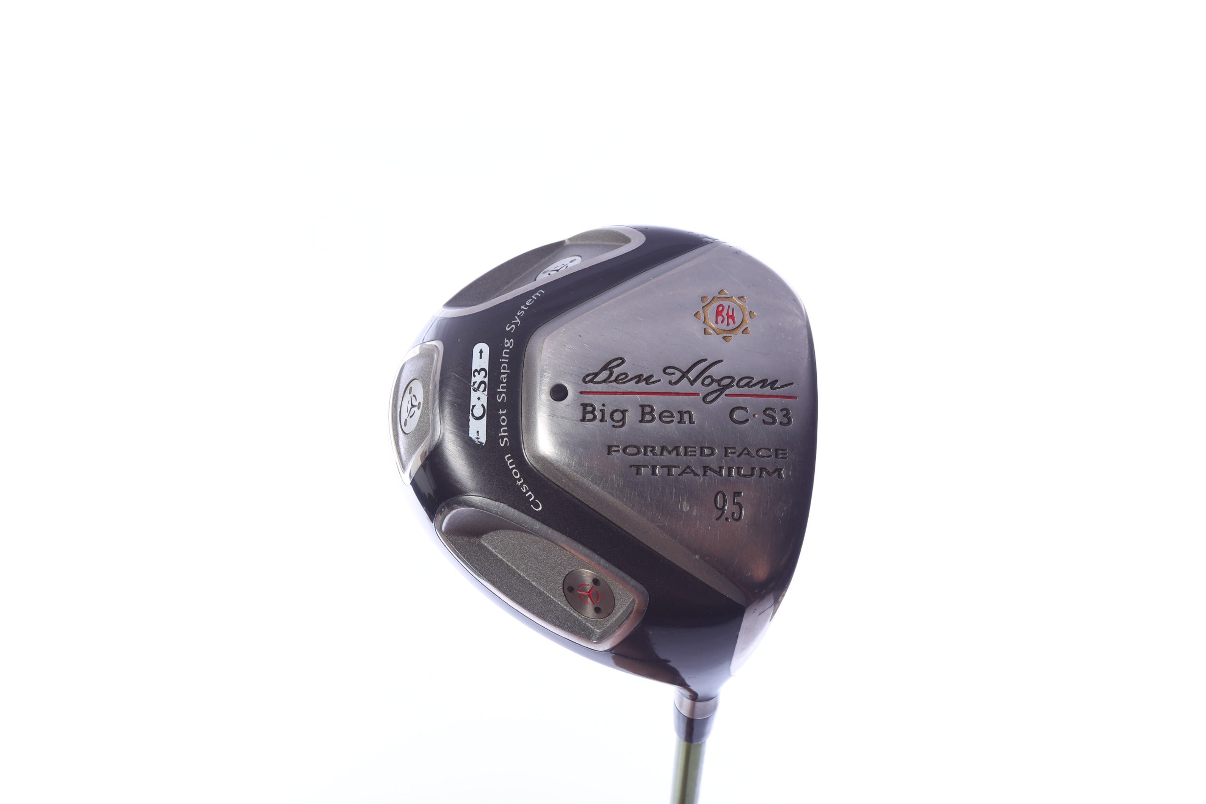 Used Ben Hogan BIG BEN CS3 Driver - 9.5 Degrees - Seniors Flex Aldila NV - Right-Handed