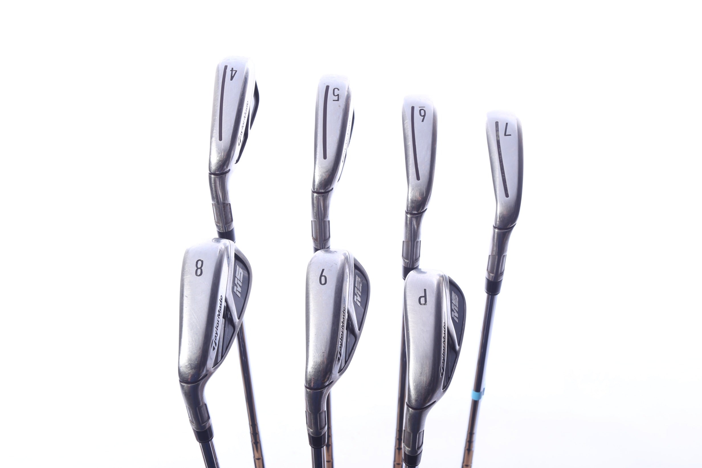 Used TaylorMade M5 Iron Set - Left-Handed - 4-PW - Stiff Flex