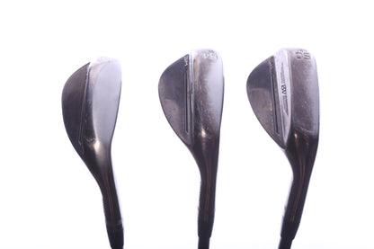 Used Titleist Vokey SM9 Brushed Steel Wedge Set - Right-Handed - 50*, 54*, 58* - Regular Flex-Next Round