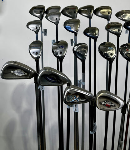 Wholesale Lot of 24 Callaway Drivers, Fairway Woods, Hybrids, and Single Irons.-Next Round