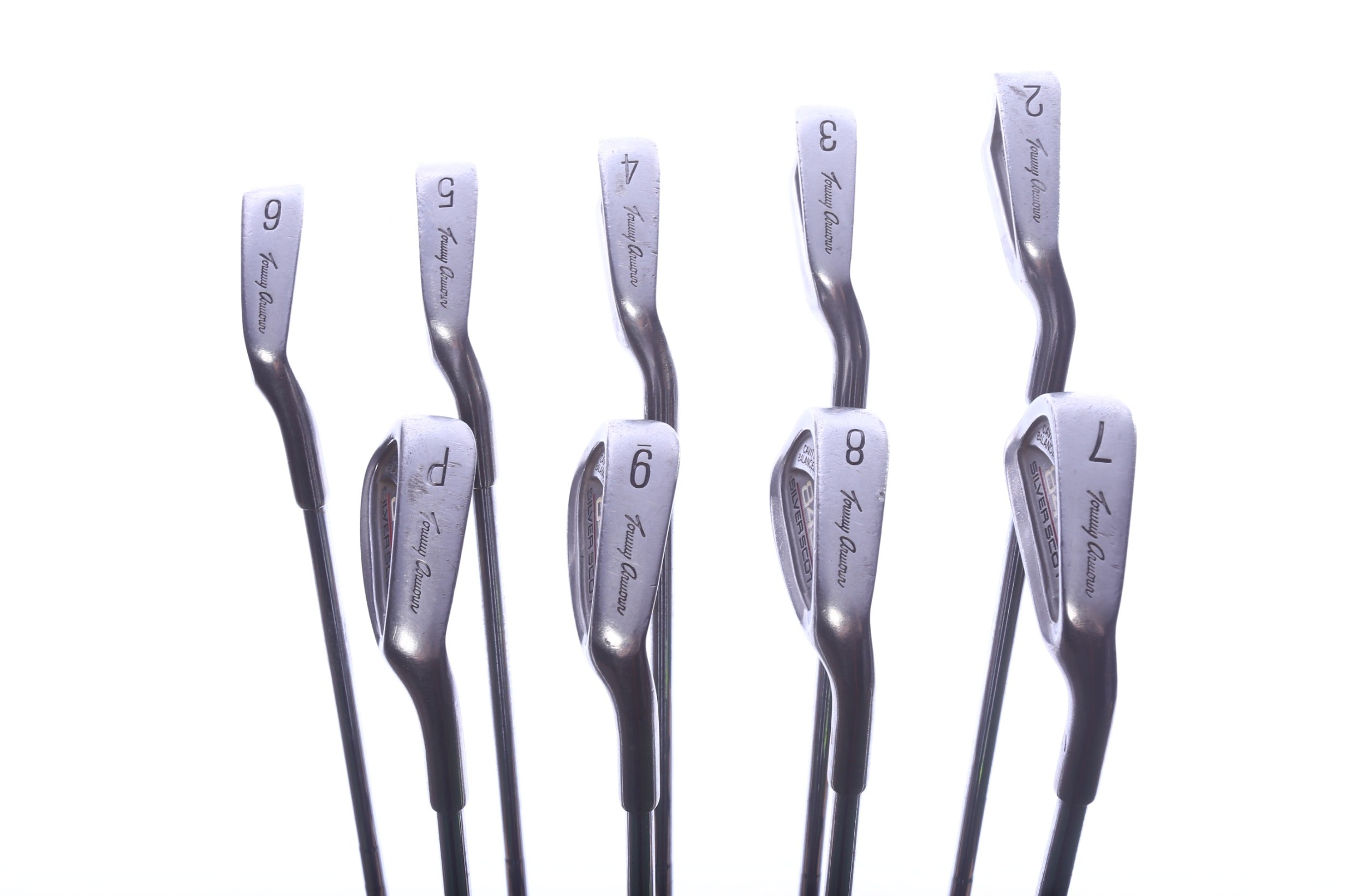 Used Tommy Armour 845s SILVER SCOT Iron Set - Right-Handed - 2-PW - Stiff Flex