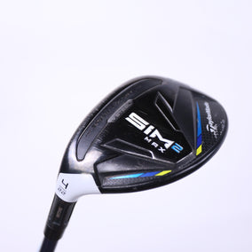 Used TaylorMade SIM2 Rescue 4H Hybrid - Left-Handed - 22 Degrees - Stiff Flex-Next Round