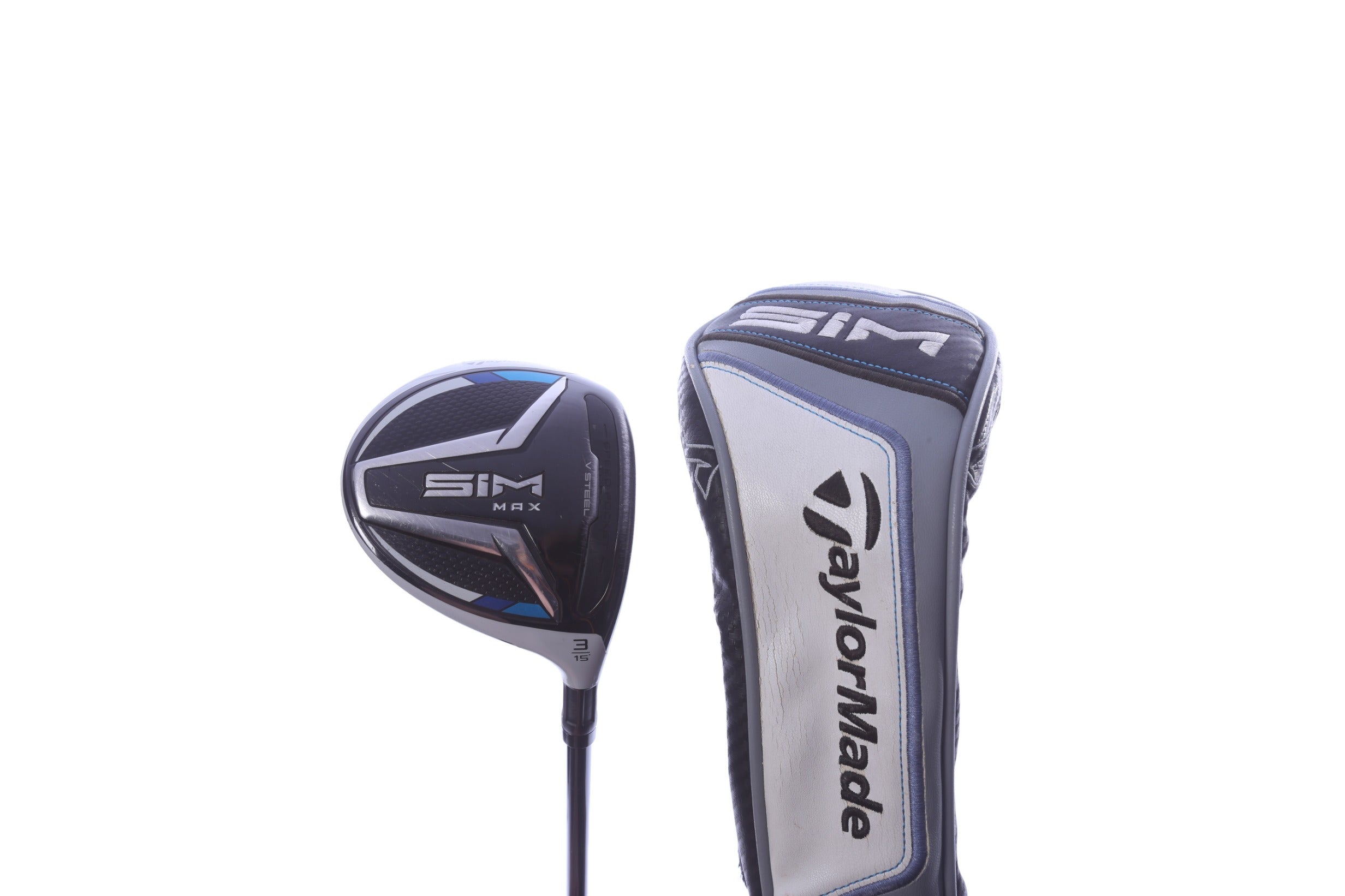 Used TaylorMade SIM MAX 3-Wood - Right-Handed - 15 Degrees - Regular Flex
