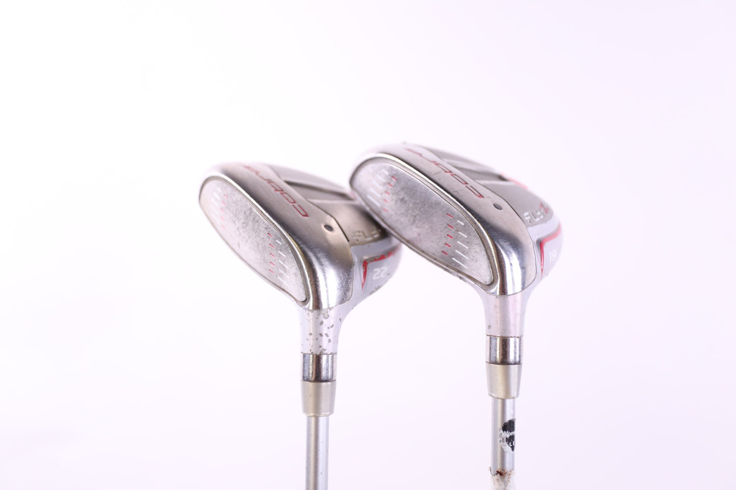 Used Cobra Fly Z XL "Silver Flower Pearl w Orange Trim" Wood Set - Left-Handed - 5W, 7W - Ladies Flex-Next Round