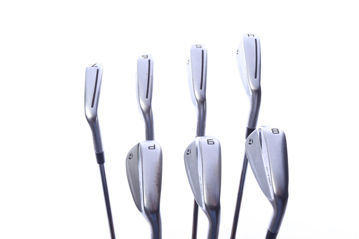 Used TaylorMade 2021 P790 Iron Set - Right-Handed - 4-PW - Stiff Flex