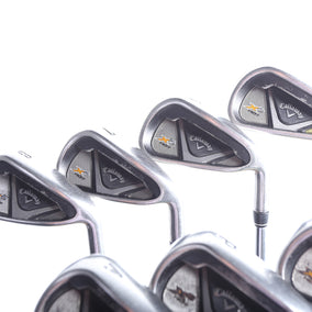 Used Callaway X2 Hot Iron Set - Right-Handed - 5-AW - Stiff Flex-Next Round