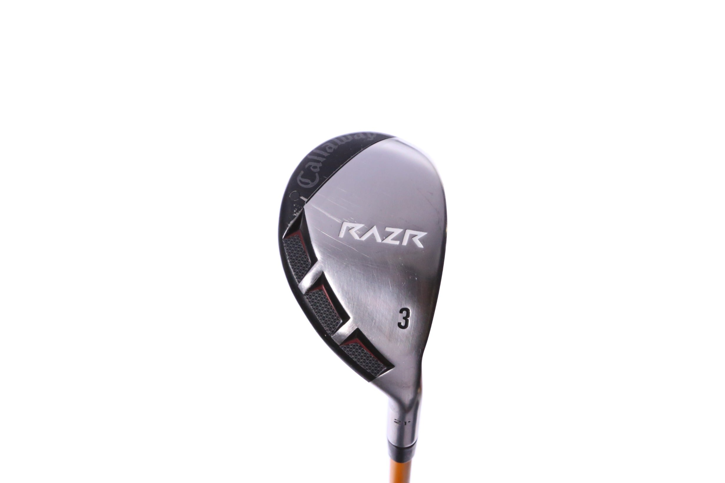 Used Callaway RAZR X 3H Hybrid - Right-Handed - 21 Degrees - Stiff Flex
