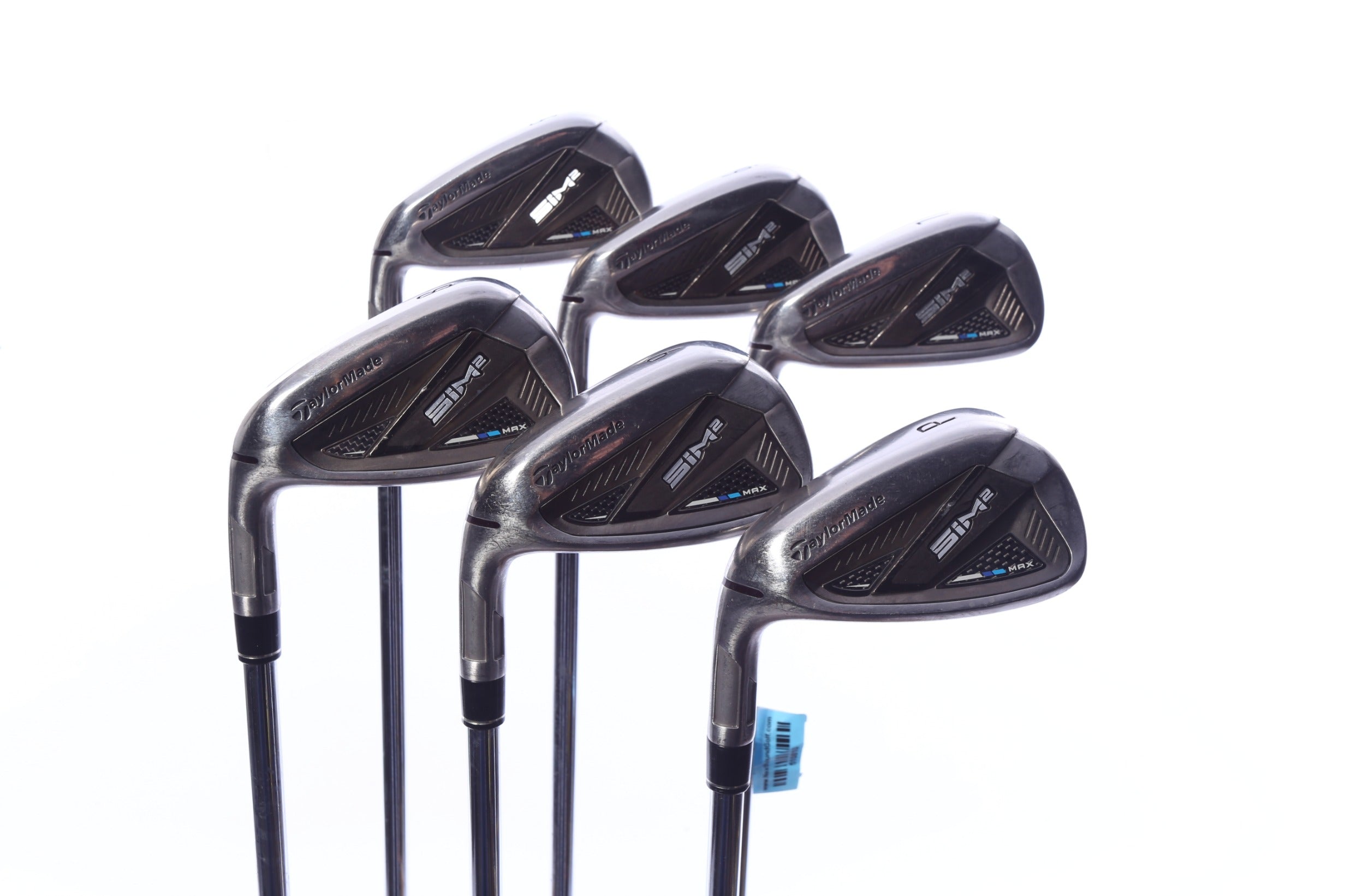 Used TaylorMade SIM2 MAX Iron Set - Left-Handed - 5-PW - Stiff Flex