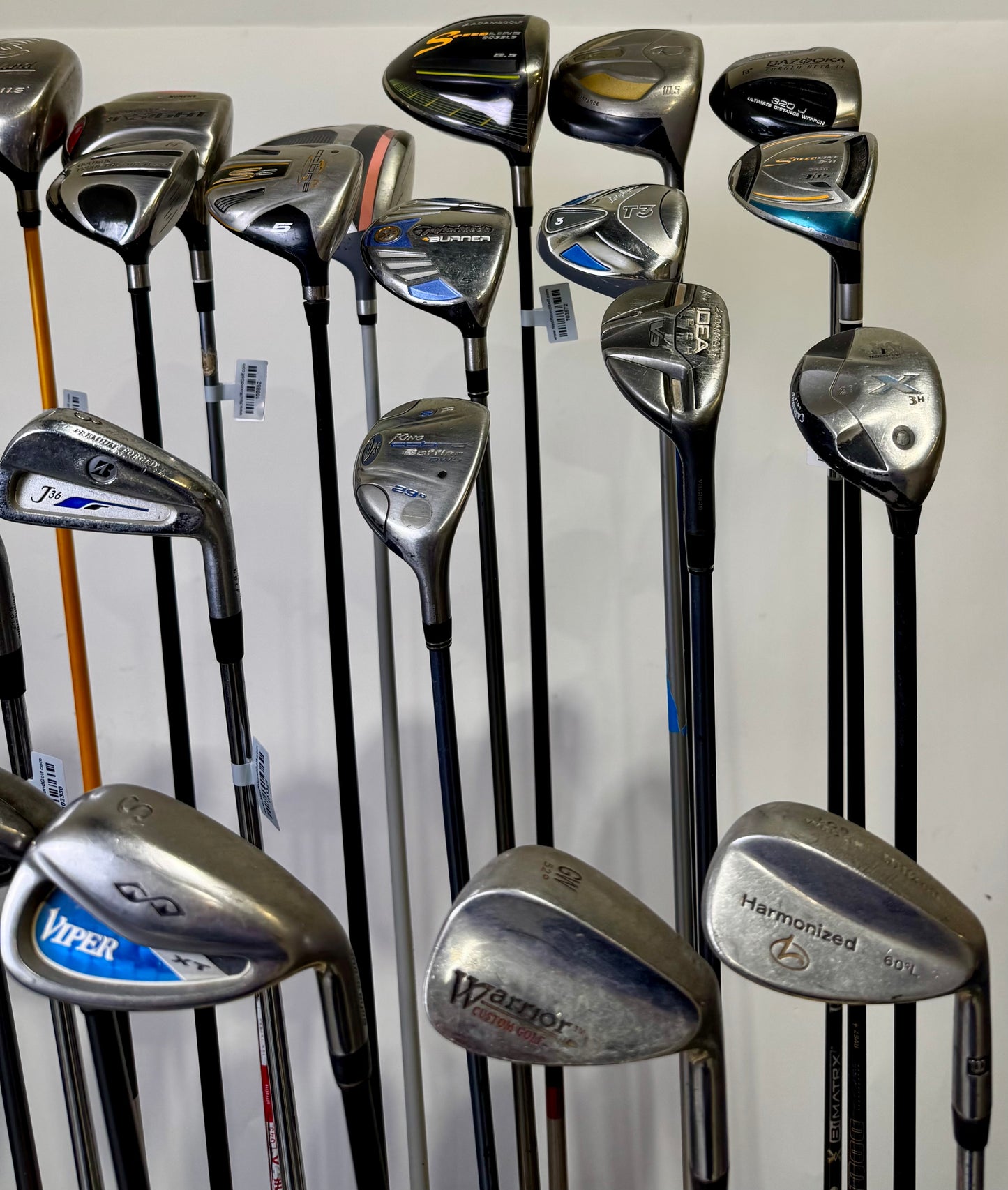 Wholesale Lot of 24 Golf Clubs - Drivers, Woods, Hybrids and Single Irons-Next Round