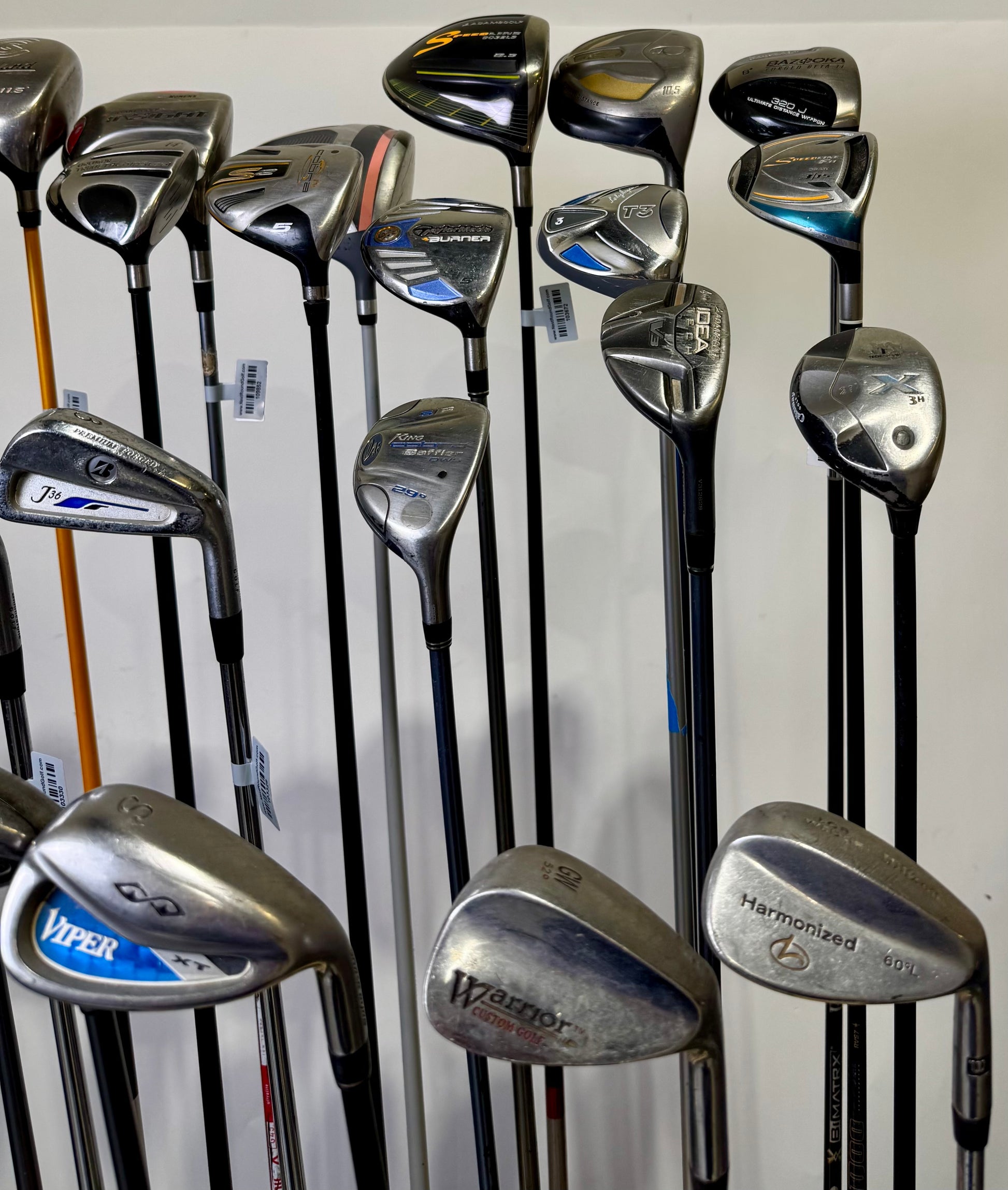 Wholesale Lot of 24 Golf Clubs - Drivers, Woods, Hybrids and Single Irons-Next Round