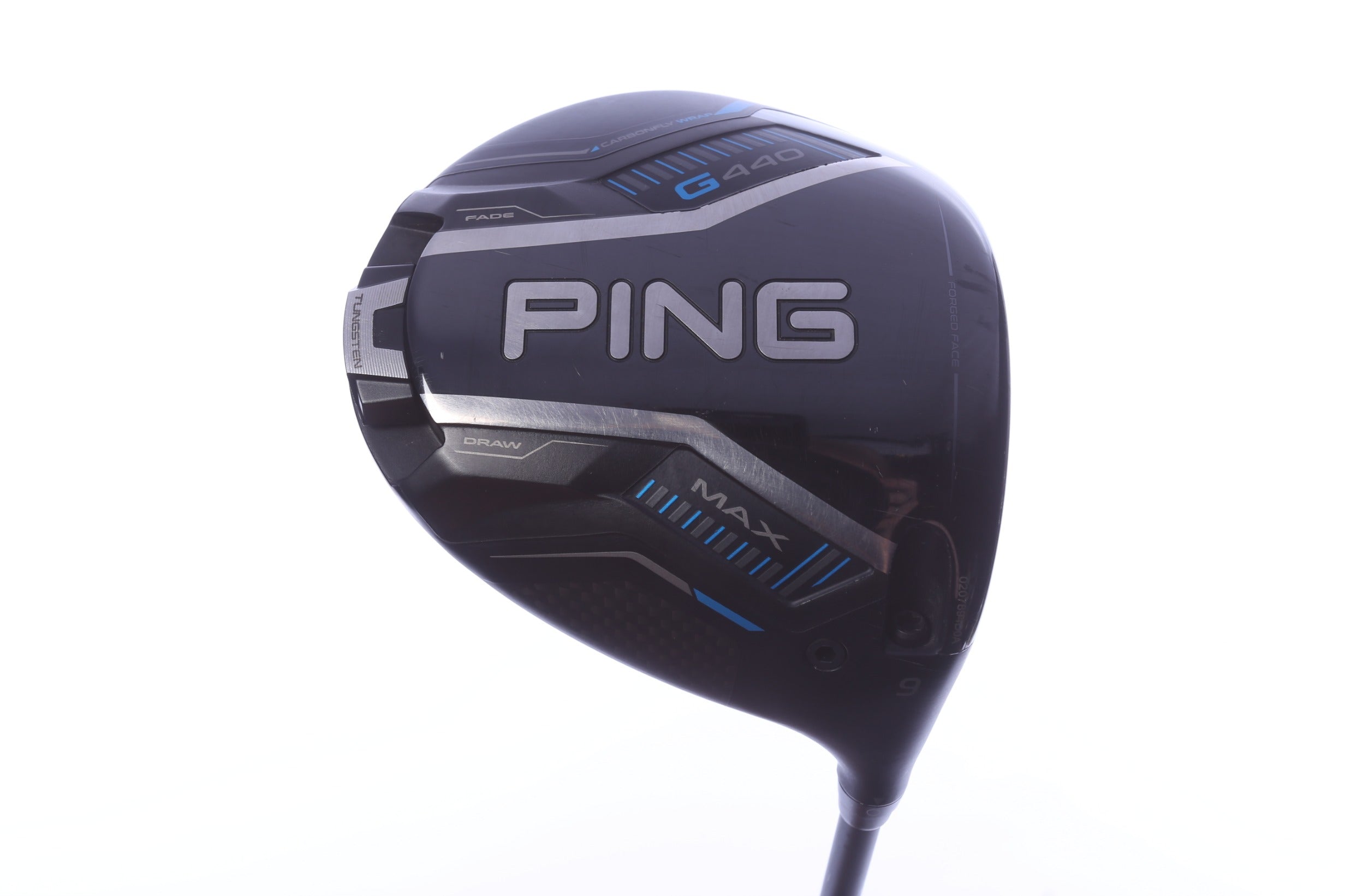 Used Ping G440 MAX Driver - 9 Degrees - Extra Stiff Flex Mitsubishi Tensei 1K Black - Right-Handed