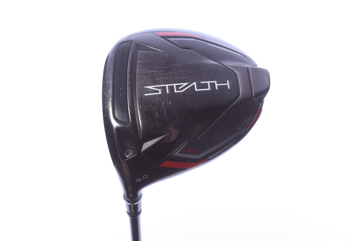 Used TaylorMade STEALTH HD Driver - 9 Degrees - Stiff Flex Project X HZRDUS RDX Smoke - Left-Handed
