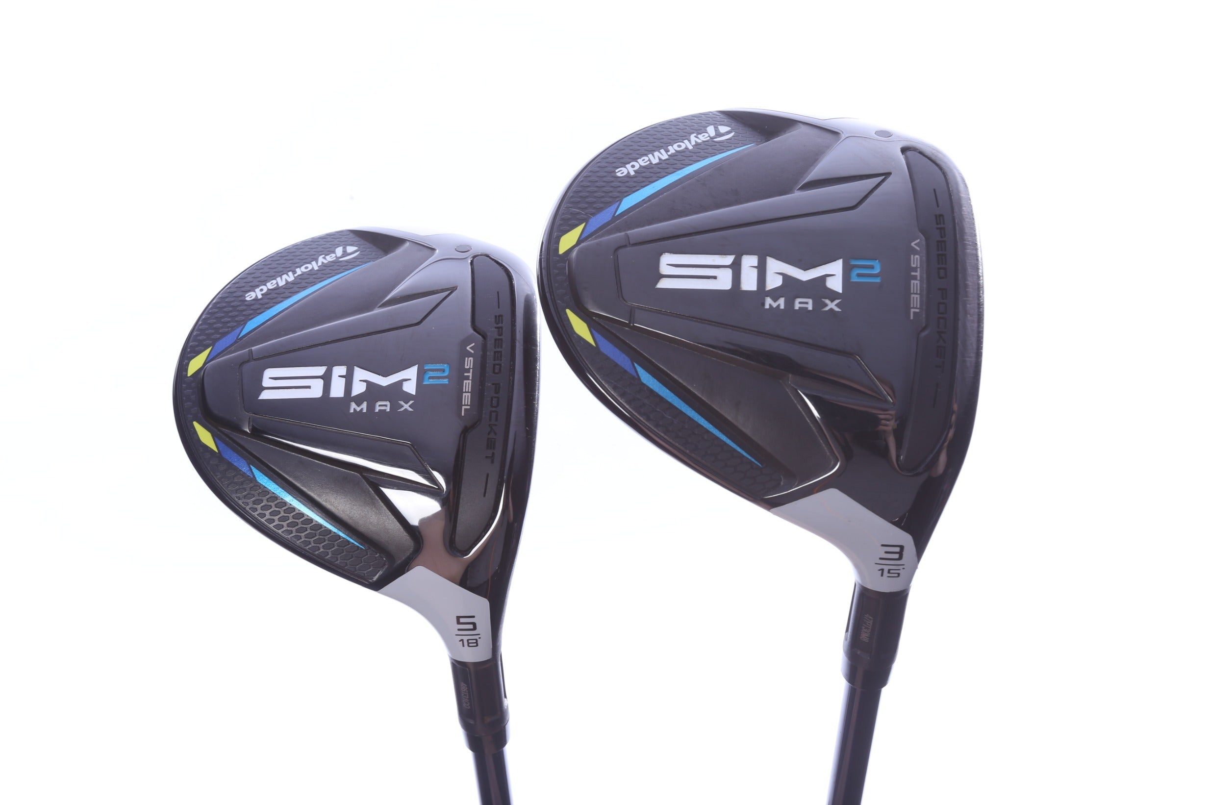 Used TaylorMade SIM2 MAX Wood Set - Right-Handed - 3W, 5W - Regular Flex-Next Round