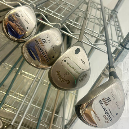 Wholesale Lot of 40 Golf Clubs - All Right Handed - Callaway and Cobra Woods-Next Round