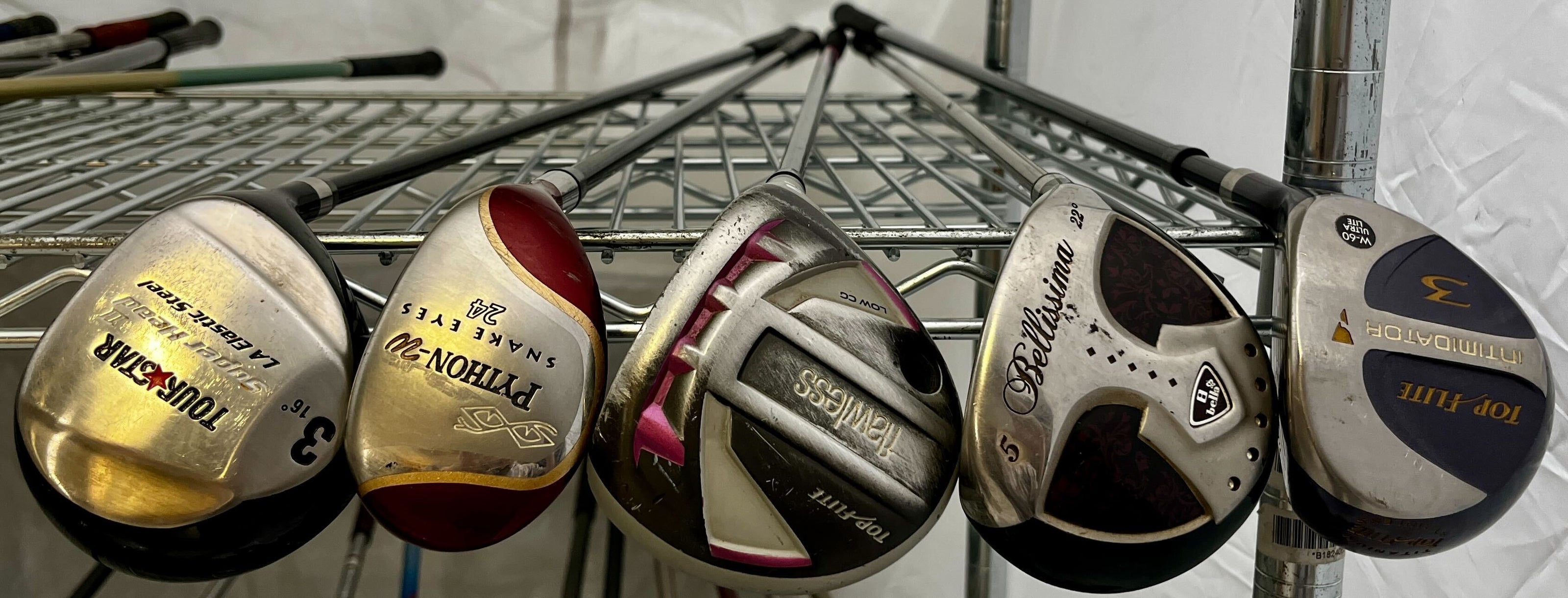 Wholesale Lot of 40 Golf Clubs - Assorted Fairway Woods-Next Round