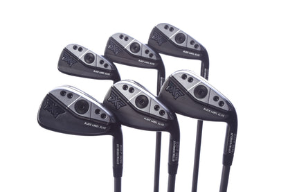 Used PXG 0311P Gen 6 Black Label Elite Iron Set - Right-Handed - 5-PW - Seniors Flex