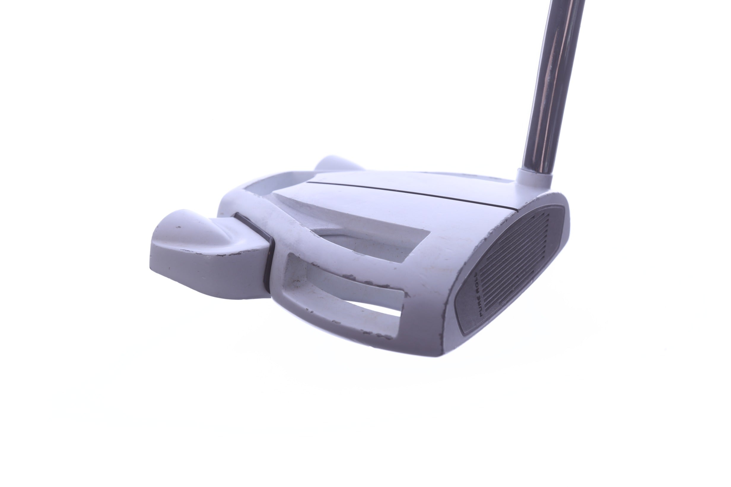 Used TaylorMade Spider Ghost White Double Bend Putter - Right-Handed - 35 in - Mallet
