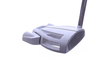 Used TaylorMade Spider Ghost White Double Bend Putter - Right-Handed - 35 in - Mallet