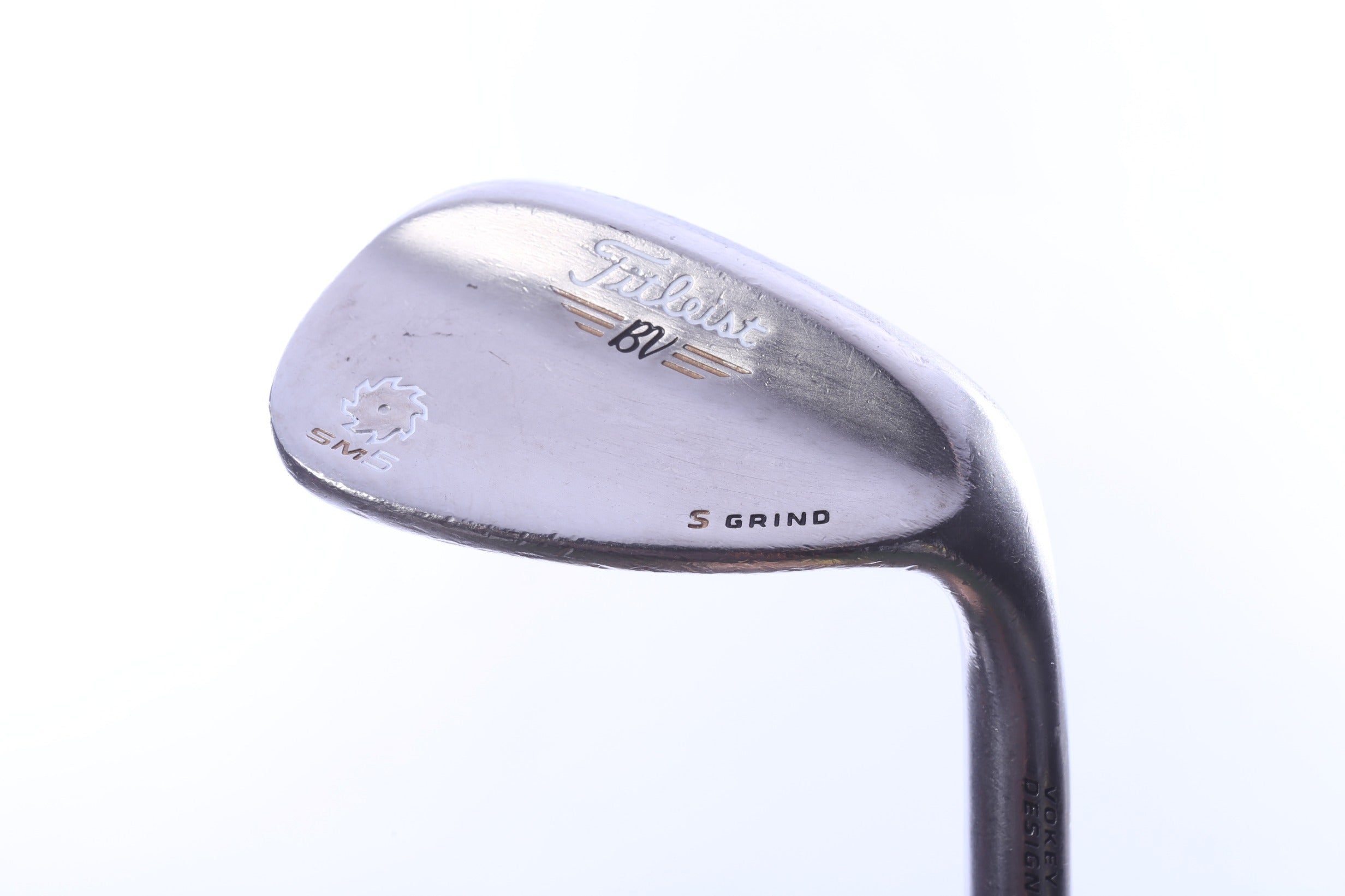 Used Titleist Vokey SM5 Gold Nickel Sand Wedge - Right-Handed - 56 Degrees - Wedge Flex-Next Round