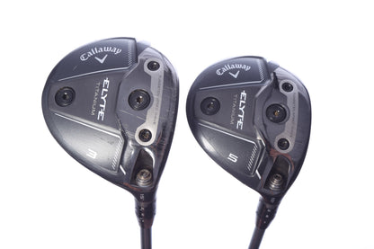 Used Callaway Elyte Ti Wood Set - Right-Handed - 3W, 5W - Extra Stiff Flex-Next Round
