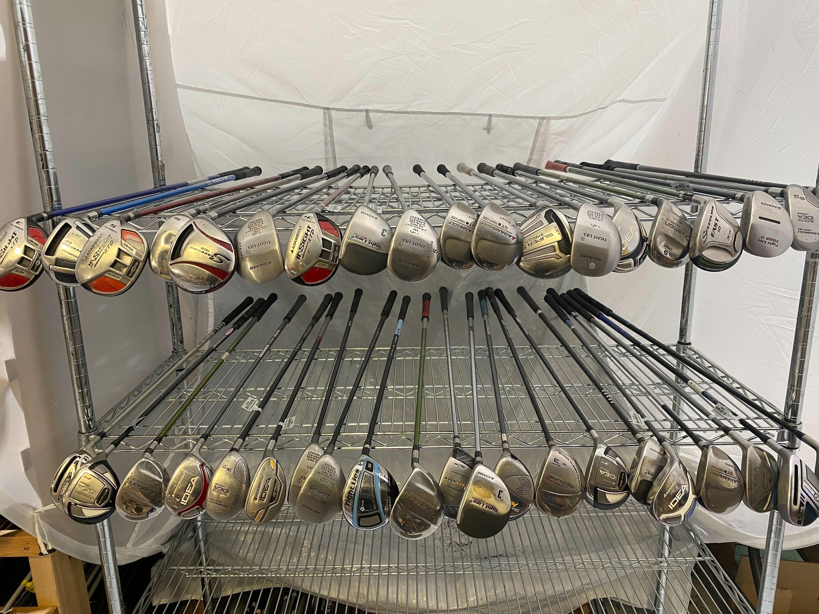 Wholesale Lot of 40 Golf Clubs - Adams Assorted Hybrids-Next Round