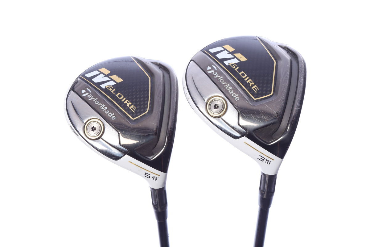 Used TaylorMade M Gloire Wood Set - Right-Handed - 3W, 5W - Stiff Flex