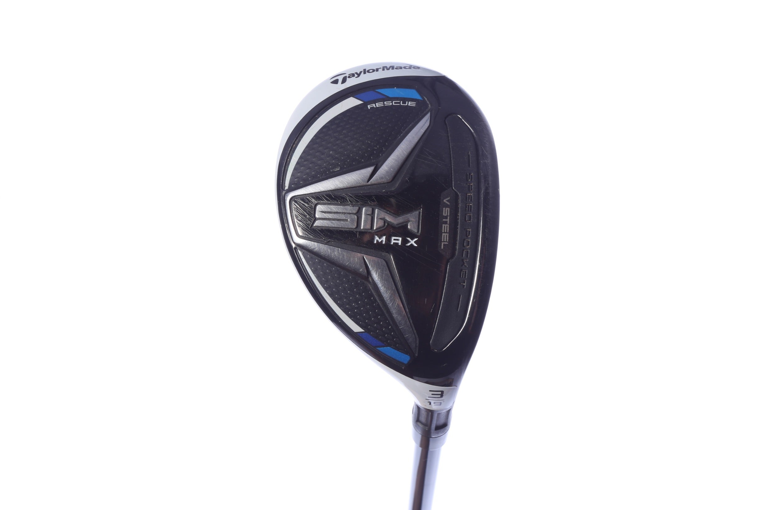Used TaylorMade SIM MAX 3H Hybrid - Right-Handed - 19 Degrees - Stiff Flex-Next Round