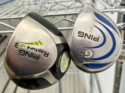 Wholesale Lot of 30 Golf Clubs - Ping Assorted Fairway Woods-Next Round
