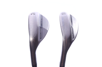 Used Titleist Vokey SM10 Nickel Wedge Set - Left-Handed - 54*, 58* - Wedge Flex