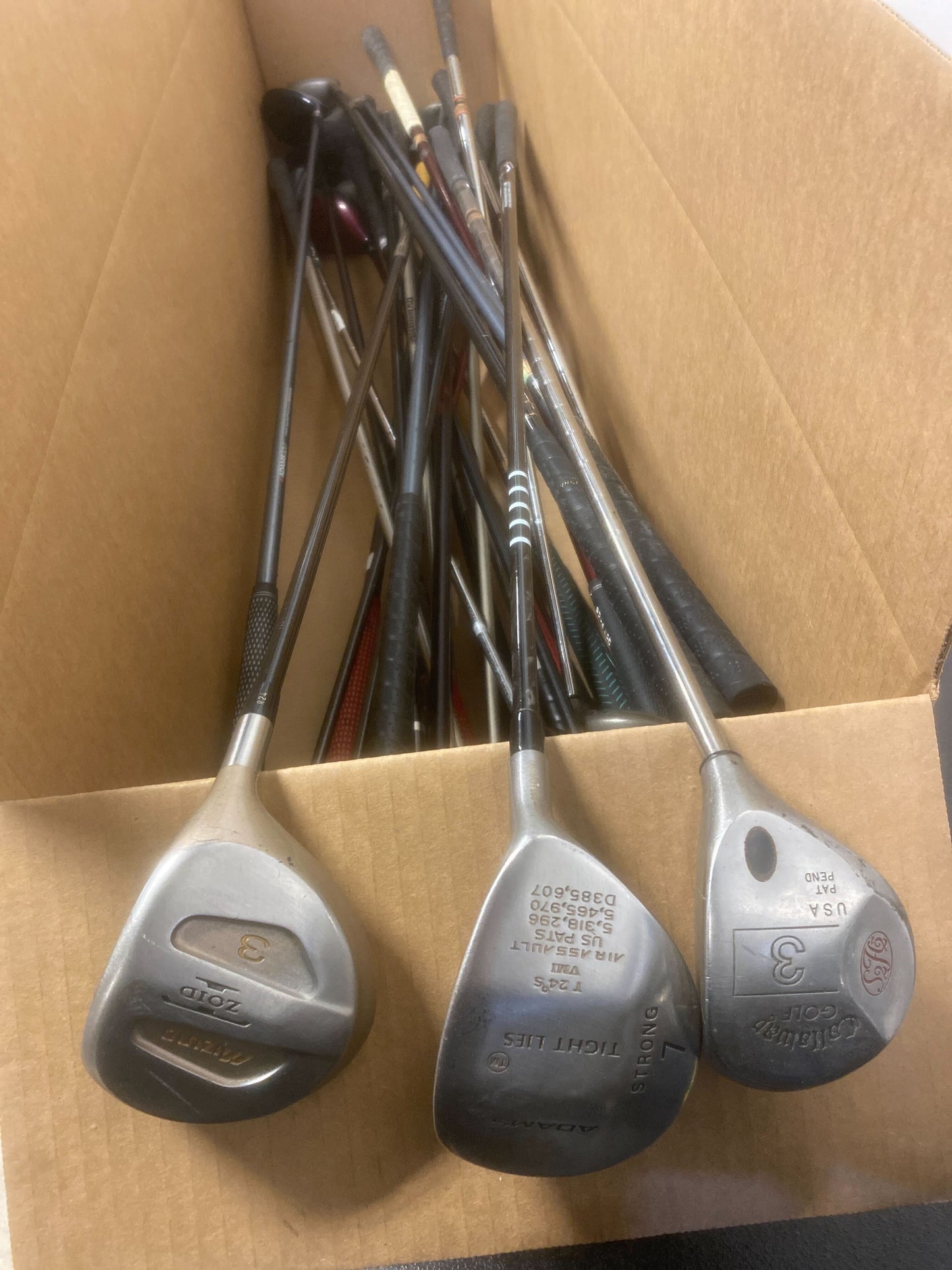 Wholesale Lot of 30 Assorted Fairway Woods. Mizuno, Wilson, etc.-Next Round
