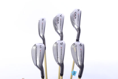 Used Adams a2 OS Ladies Iron Set - Right-Handed - 6-PW, SW - Ladies Flex