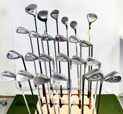 Wholesale Lot of 24 Golf Clubs - Right and left-Handed - Assorted Golf Clubs-Next Round