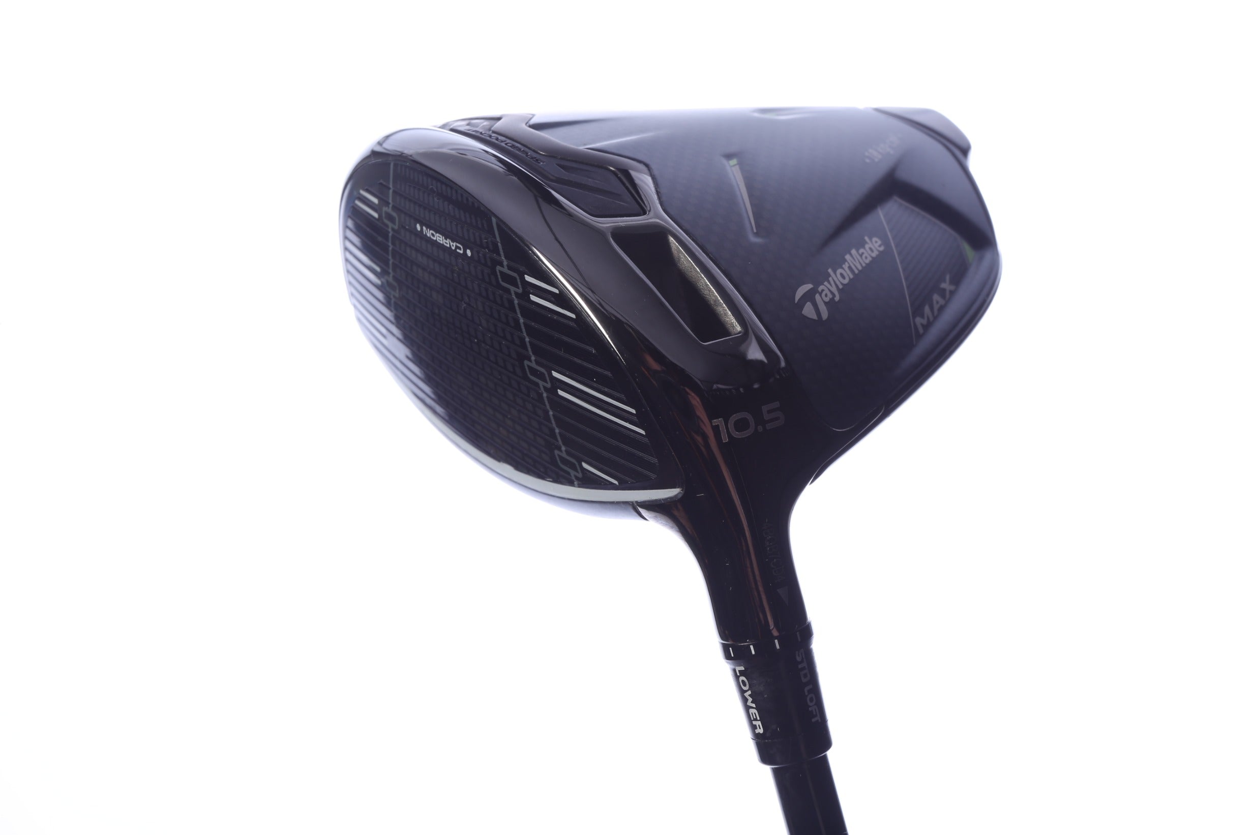 Used TaylorMade Qi35 MAX Driver - 10.5 Degrees - Stiff Flex Project X HZRDUS Smoke Red RDX - Left-Handed