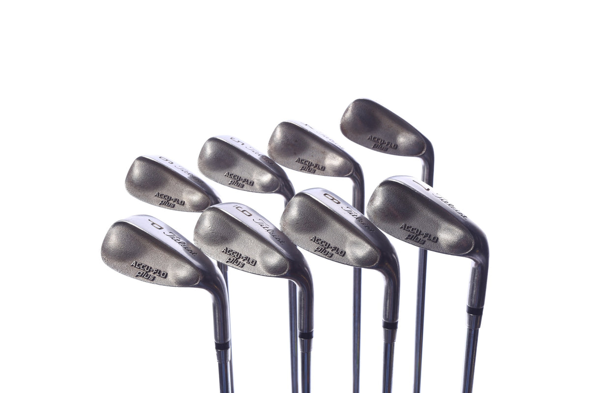Used Titleist Accu-Flo Iron Set - Right-Handed - 3-PW - Regular Flex