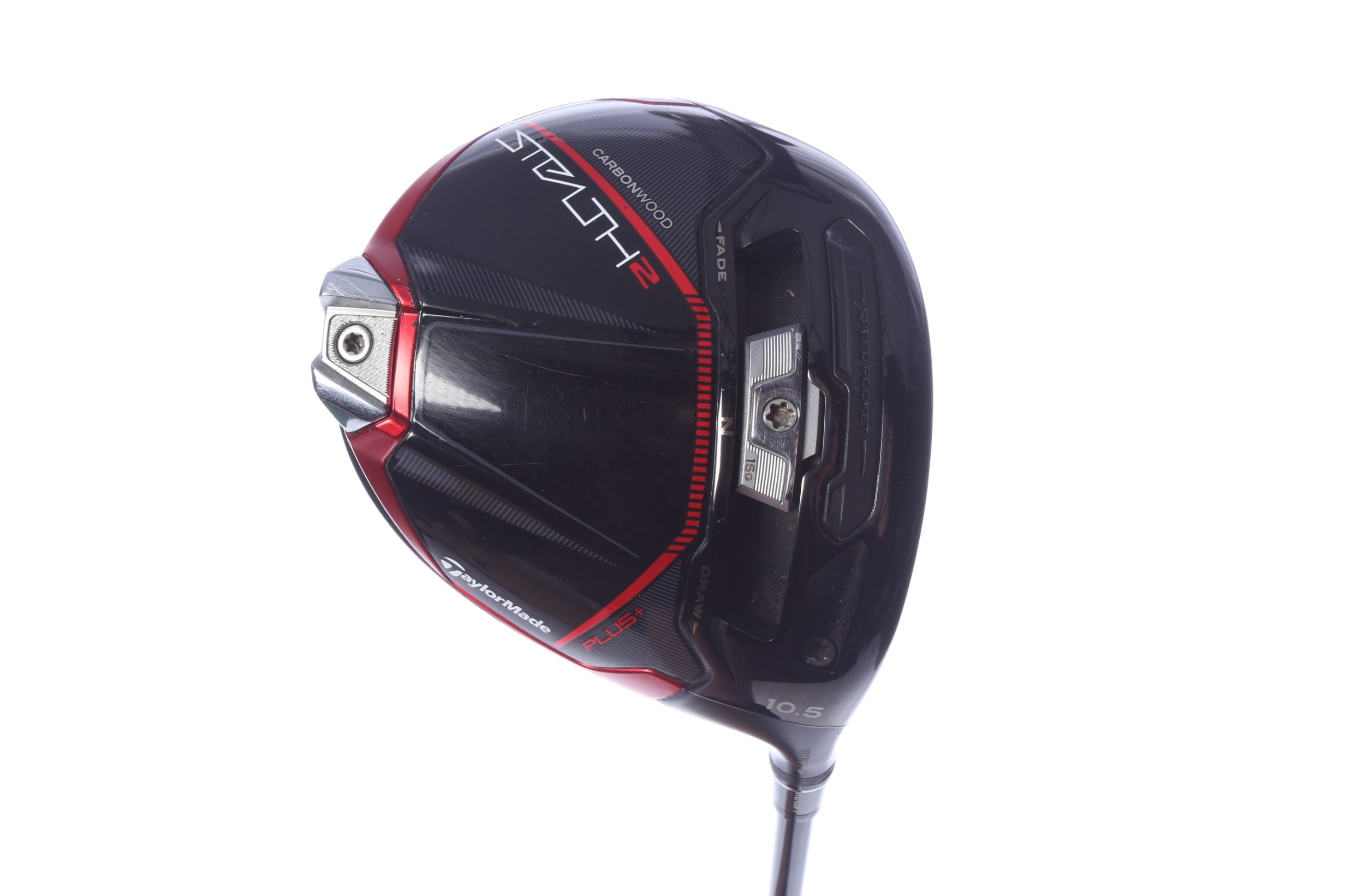 Used TaylorMade STEALTH 2 PLUS Driver - 10.5 Degrees - Stiff Flex Mitsubishi Kal'li Red - Right-Handed-Next Round