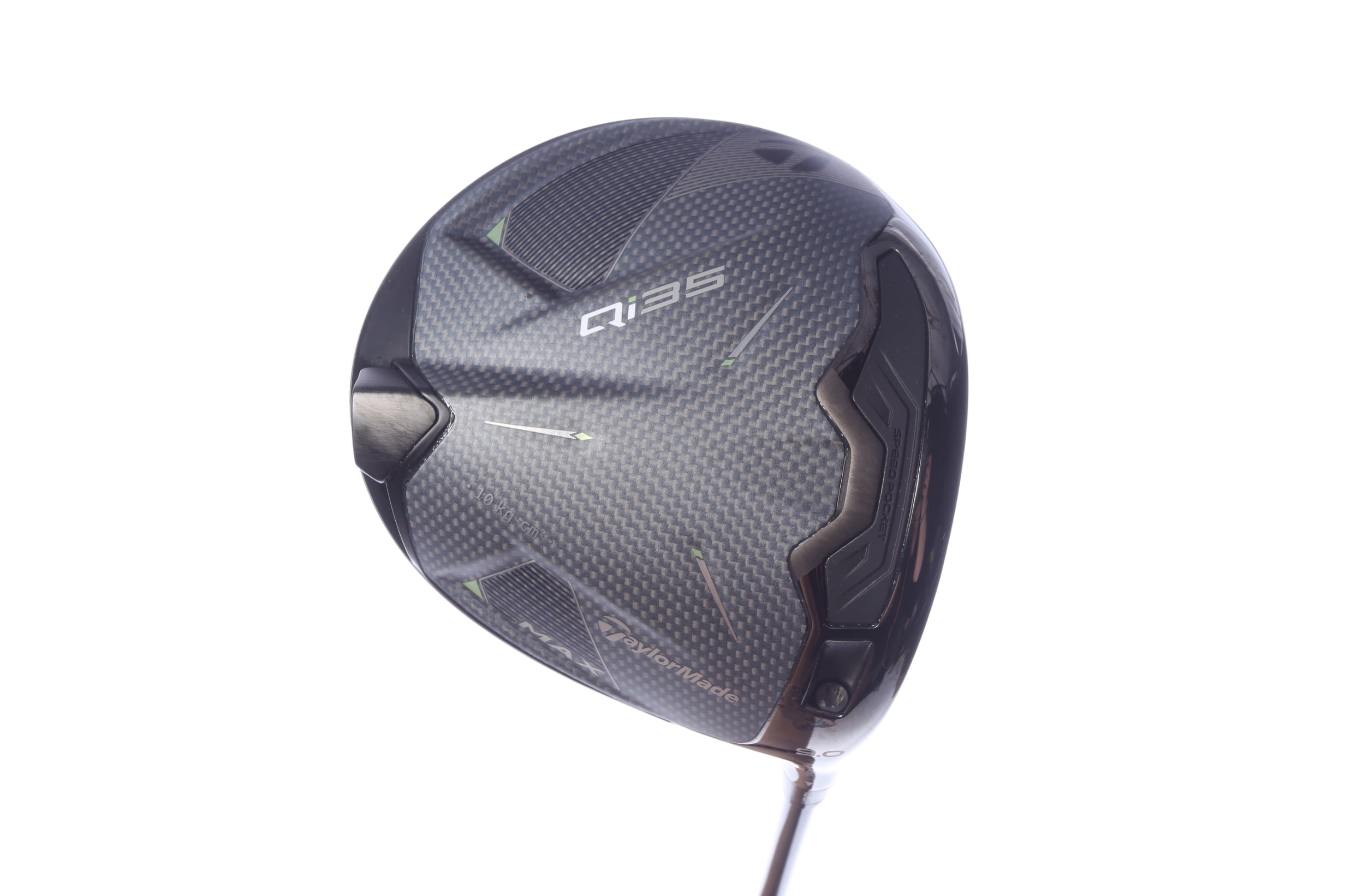 Used TaylorMade Qi35 MAX Driver - 9 Degrees - Stiff Flex Project X HZRDUS RDX Smoke - Right-Handed