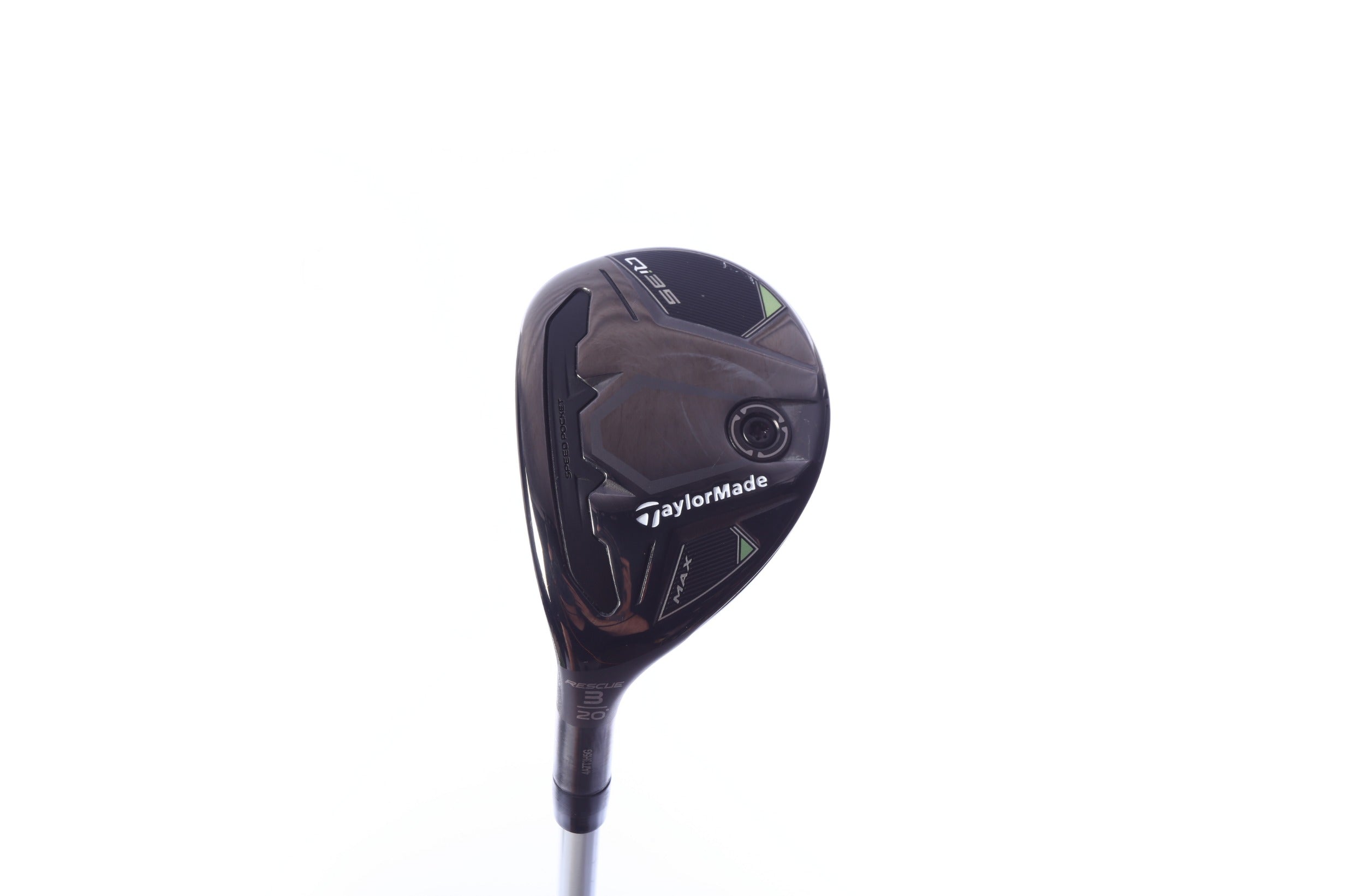 Used TaylorMade Qi35 MAX Rescue 3H - HEAD ONLY - Left-Handed - 20 Degrees