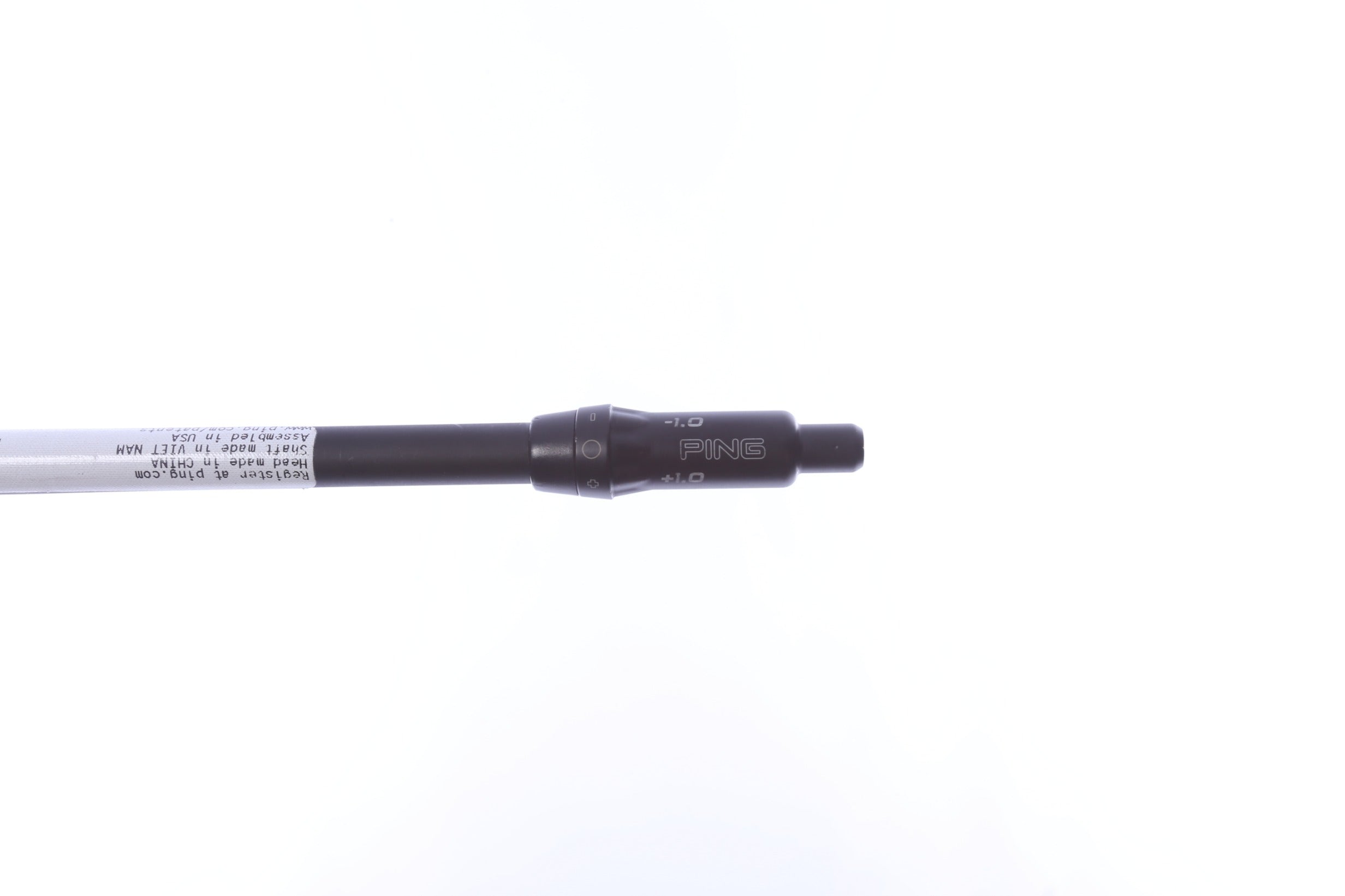 Used Aldila Rogue Silver 130 M.S.I. Driver Shaft Stiff Flex Graphite - 44 in - Ping G410 Adapter-Next Round