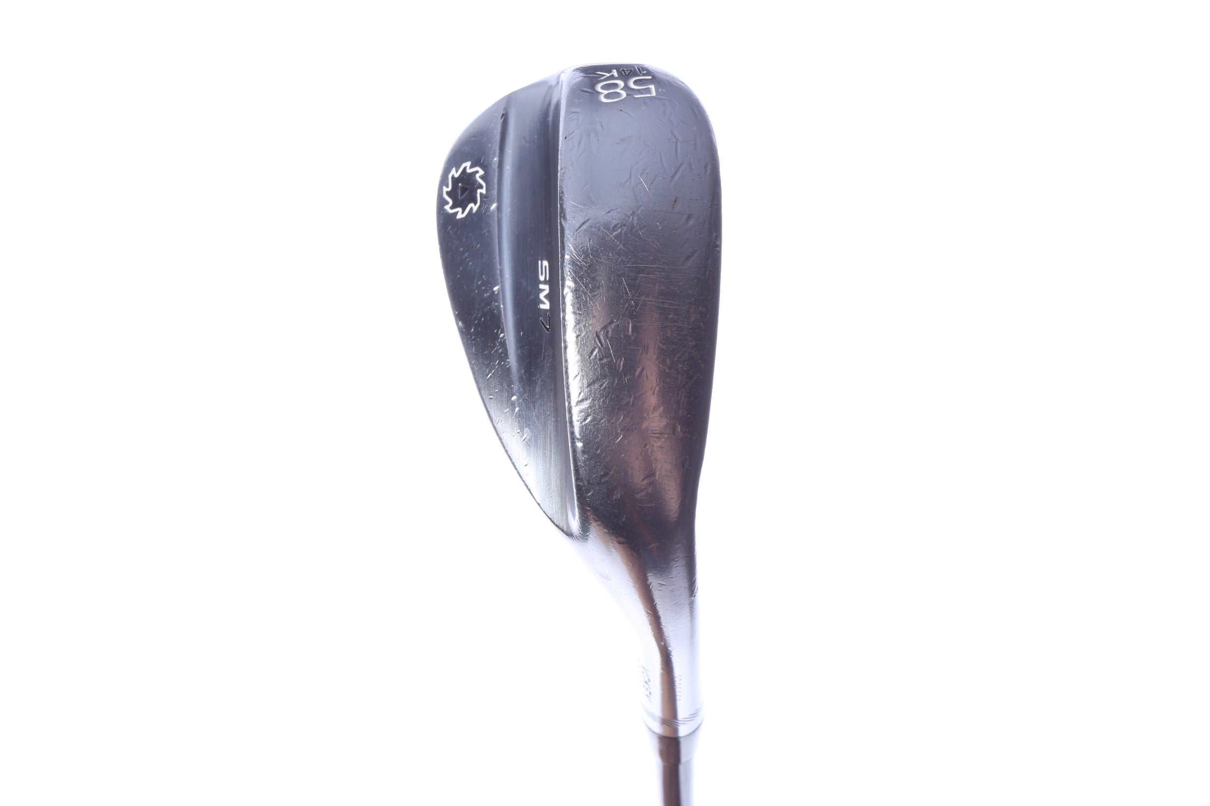 Used Titleist Vokey SM7 Brushed Steel Lob Wedge - Right-Handed - 58 Degrees - Regular Flex
