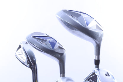 Used Us Kids Golf U/L 45 Grey/Blue Kids Set - Right-Handed - Driver, 4H, 7i,PW, 56*, Putter - Youth Flex-Next Round