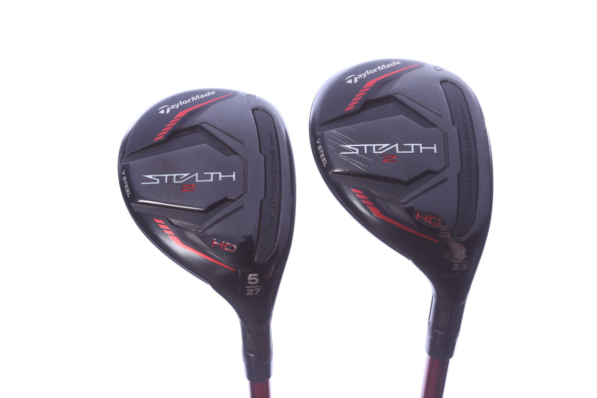 Used TaylorMade STEALTH 2 HD Rescue Hybrid Set - Right-Handed - 4H, 5H - Regular Flex